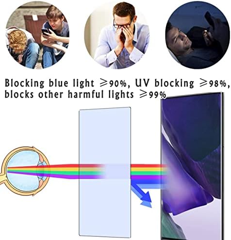 Vaxson 2-Pack Anti Mavi ışık Ekran Koruyucu, Acer Iconia One ile uyumlu 7 B1-760HD TPU Film Koruyucular Sticker [Temperli Cam