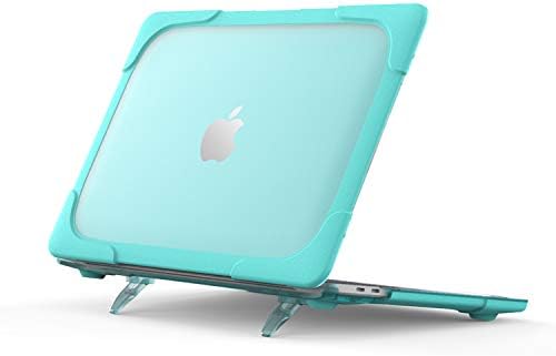 2017 MacBook Air 13 inç Kickstand Kılıf ile uyumlu, Funut 2 in 1 Kauçuk Sert Plastik Kasa Darbeye Dayanıklı Kapak Mat Koruyucu