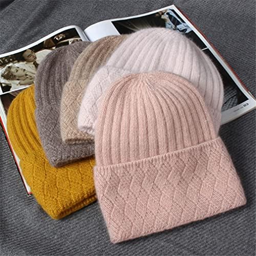 QCYM Kadın Kış Şapka En Uyumlu Sonbahar Kış Beanies Sıcak Yumuşak Bonnet Skullies Hediye