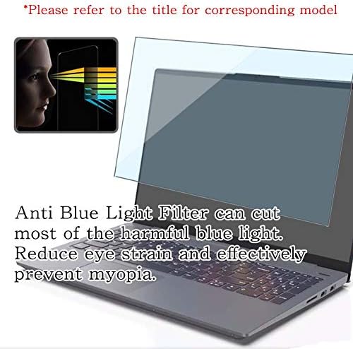 Puccy Anti Mavi ışık Temperli Cam Ekran Koruyucu Film, Lenovo ThinkPad E590 ile uyumlu 20NBCTO1WW 15.6 (Aktif Alan Kapak Sadece)