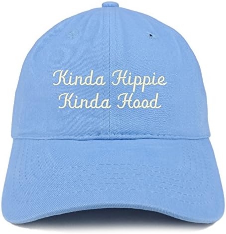 Moda Giyim Mağazası Kinda Hippi Kinda Hood İşlemeli Fırçalanmış Pamuklu Kap