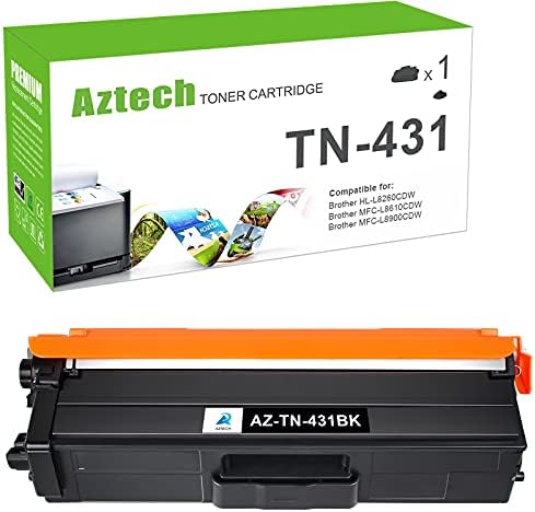 Aztech Uyumlu Toner Kartuşu Değiştirme için Brother TN431 TN-431 TN431BK TN-431BK TN433 TN 433 TN-433 HL-L8360Cdw MFC-L8900Cdw