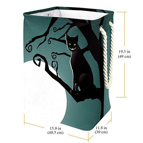Çamaşır Sepeti Siyah Kedi Depolama Sepeti Kolları ile Modern Dekoratif Oyuncak Sepeti Oturma Odası Yatak Odası Kreş Odası Çocuk
