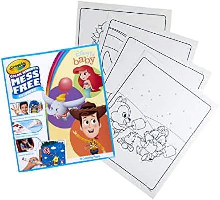 Crayola Renk Wonder Disney Bebek Karakterler, Karışıklık Ücretsiz Boyama Sayfaları, Çocuklar için Hediye, Yaş 3, 4, 5, 6