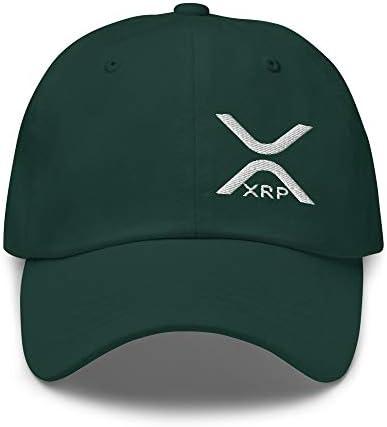 VANN'S PRODUCTS LLC. Baba Şapkası İşlemeli XRP Kripto X Kripto Para Birimi Kapağı