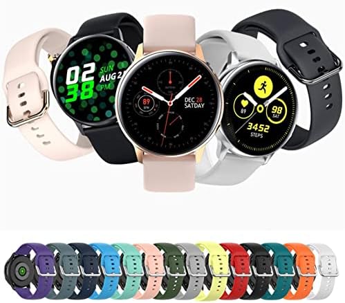 EEOM Watch Band Silikon Kayış için SG2 S20 Akıllı İzle Aksesuarları Moda Sweatproof Spor Kauçuk Kayış (Renk : 8, Boyutu: SG2)