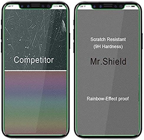 [3'lü Paket] - Mr. Shield iPhone Xs Max/iPhone 11 Pro Max için Tasarlandı [Temperli Cam] Ekran Koruyucu [9H Sertliğe Sahip Japonya