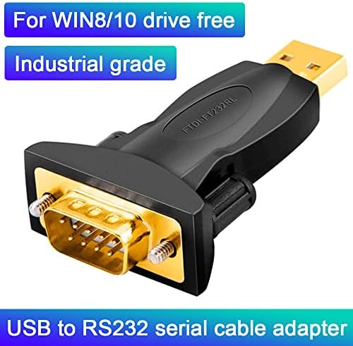 USB RS232 Adaptörü ile PL-2303 Yonga Seti USB DB9 Seri Dönüştürücü için Windows 10/8. 1/8/7 için Linux 2.4 PL-2303 Erkek