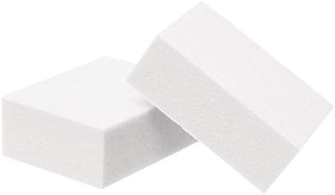 ForPro Mini Parlatıcı Blok, Beyaz, 240/240 Grit, Çift Taraflı Manikür ve Pedikür Tırnak Tamponu, 1,5 L x 1 G x 0,5 H, 24'lü (6'lı