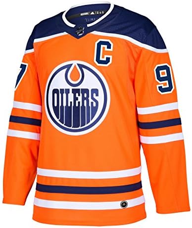 adidas Connor McDavid Edmonton Oilers NHL Erkek Otantik Turuncu Hokey Forması
