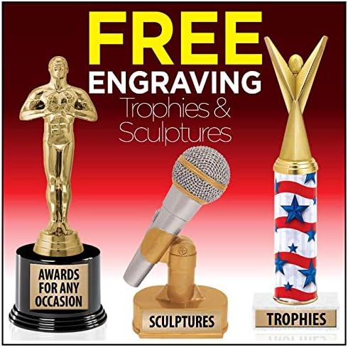 Taç Ödülleri Twirling Kupaları, Özel Gravürlü Prime ile 6 Baton Twirling Trophy