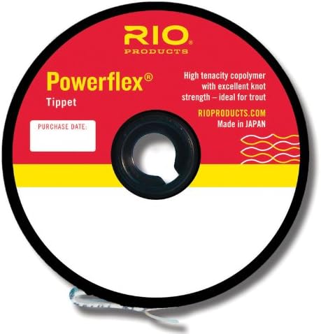 Rio Sinek Balıkçılık Tippet PowerfleX-.019 Tippet 25yd 35Lb Olta Takımı, Şeffaf