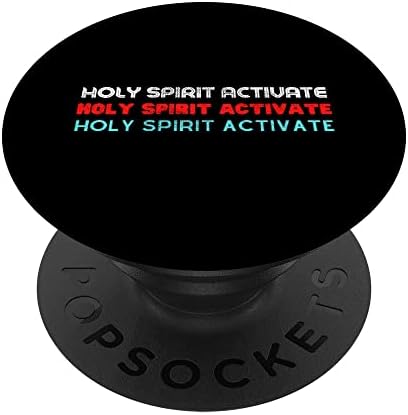 Serin Kutsal Ruh Etkinleştirmek Tasarım İsa Mesih Aşk Hıristiyan PopSockets Değiştirilebilir PopGrip