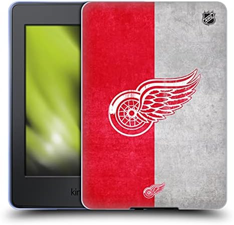 Kafa Durumda Tasarımlar Resmen Lisanslı NHL Yarım Sıkıntılı Detroit Red Wings Yumuşak Jel Kılıf ile Uyumlu Kindle Paperwhite